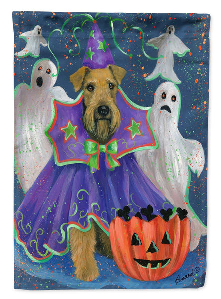 Buy this Airedale Boo Hoo Halloween Flag Canvas House Size PPP3002CHF