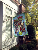 Cairn Terrier Christmas Elves Flag Canvas House Size PPP3050CHF