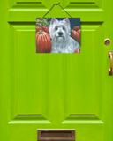 Westie Pumpkins Wall or Door Hanging Prints PPP3224DS1216