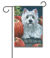 Westie Pumpkins Flag Garden Size PPP3224GF