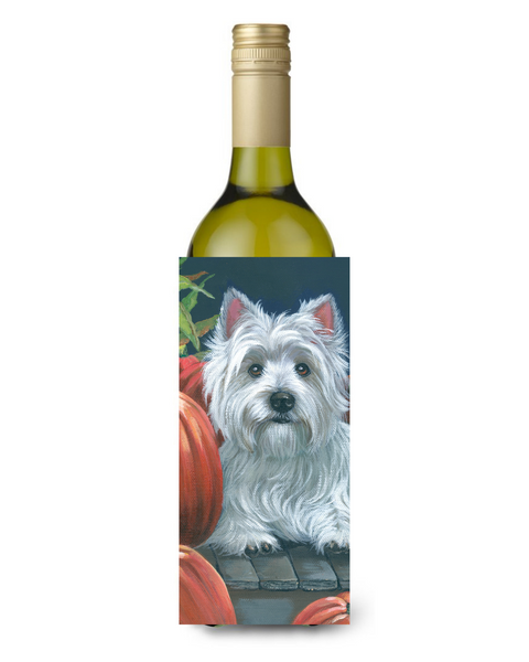 Westie Pumpkins Wine Bottle Hugger PPP3224LITERK