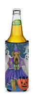 Airedale Boo Hoo Halloween Ultra Hugger for slim cans PPP3002MUK - Precious Pet Paintings