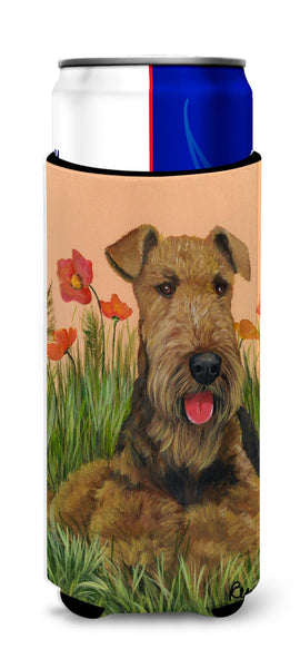Buy this Airedale Terrier Poppies Ultra Hugger for slim cans PPP3003MUK