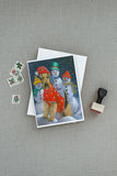 Airedale Snowpeople Christmas Greeting Cards and Envelopes Pack of 8
