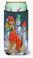 Buy this Airedale Snowpeople Christmas Tall Boy Hugger PPP3005TBC