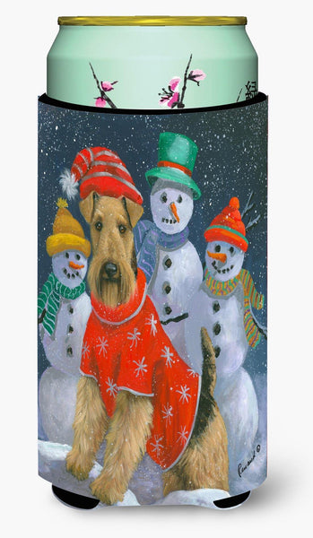 Buy this Airedale Snowpeople Christmas Tall Boy Hugger PPP3005TBC