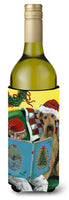 Buy this Airedale Storybook Tails Christmas Wine Bottle Hugger PPP3006LITERK