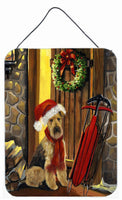 Buy this Airedale Welcome Home Christmas Wall or Door Hanging Prints PPP3007DS1216