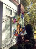 Airedale High Flyer Flag Canvas House Size PPP3008CHF - Precious Pet Paintings