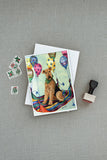 Airedale High Flyer Greeting Cards and Envelopes Pack of 8