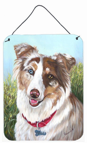 Buy this Australian Shepherd Scarlet Wall or Door Hanging Prints PPP3009DS1216