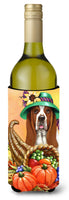 Buy this Basset Hound Autumn Wine Bottle Hugger PPP3010LITERK