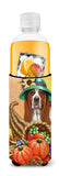 Basset Hound Autumn Ultra Hugger for slim cans PPP3010MUK - Precious Pet Paintings