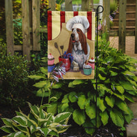 Basset Hound Cupcake Hound Flag Garden Size PPP3011GF - Precious Pet Paintings