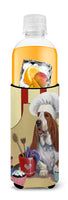 Basset Hound Cupcake Hound Ultra Hugger for slim cans PPP3011MUK - Precious Pet Paintings