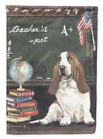 Buy this Basset Hound Teacher's Pet Flag Canvas House Size PPP3013CHF