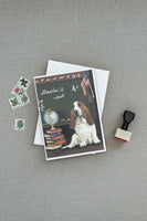 Basset Hound Teacher's Pet Greeting Cards and Envelopes Pack of 8