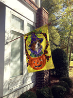 Beagle Halloweenie Flag Canvas House Size PPP3015CHF - Precious Pet Paintings