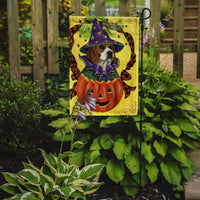 Beagle Halloweenie Flag Garden Size PPP3015GF - Precious Pet Paintings
