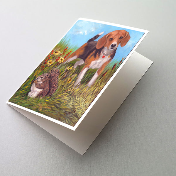 Buy this Beagle Hunter Hunted Greeting Cards and Envelopes Pack of 8