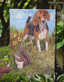 Beagle Hunter Hunted Flag Garden Size PPP3016GF - Precious Pet Paintings