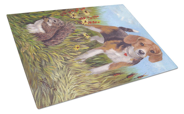 Buy this Beagle Hunter Hunted Glass Cutting Board Large PPP3016LCB