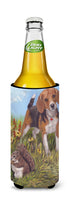 Beagle Hunter Hunted Ultra Hugger for slim cans PPP3016MUK - Precious Pet Paintings