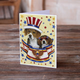 Beagle USA Greeting Cards and Envelopes Pack of 8