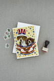 Beagle USA Greeting Cards and Envelopes Pack of 8