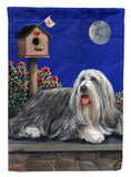 Buy this Bearded Collie Moon shine Flag Canvas House Size PPP3018CHF