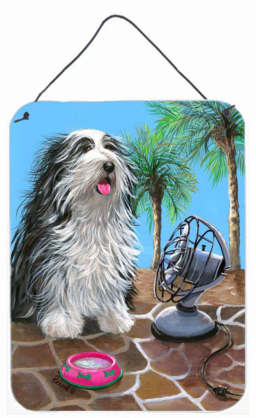 Buy this Bearded Collie Cool Summer Wall or Door Hanging Prints PPP3019DS1216