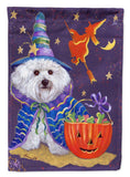 Buy this Bichon Frise Boo Halloween Flag Canvas House Size PPP3020CHF