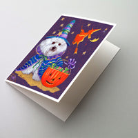 Buy this Bichon Frise Boo Halloween Greeting Cards and Envelopes Pack of 8