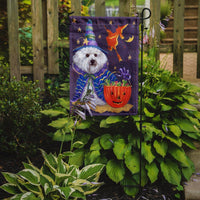 Bichon Frise Boo Halloween Flag Garden Size PPP3020GF - Precious Pet Paintings