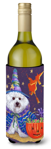 Buy this Bichon Frise Boo Halloween Wine Bottle Hugger PPP3020LITERK