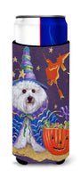 Buy this Bichon Frise Boo Halloween Ultra Hugger for slim cans PPP3020MUK