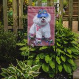 Bichon Frise Girls do it Better Flag Garden Size PPP3021GF - Precious Pet Paintings