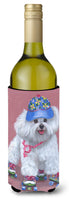 Buy this Bichon Frise Girls do it Better Wine Bottle Hugger PPP3021LITERK