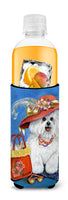 Bichon Frise Mademoiselle Ultra Hugger for slim cans PPP3023MUK - Precious Pet Paintings