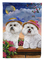 Buy this Bichon Frise Soulmates Flag Canvas House Size PPP3026CHF