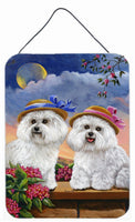 Buy this Bichon Frise Soulmates Wall or Door Hanging Prints PPP3026DS1216