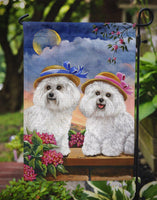 Bichon Frise Soulmates Flag Garden Size PPP3026GF - Precious Pet Paintings