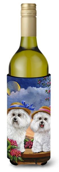 Buy this Bichon Frise Soulmates Wine Bottle Hugger PPP3026LITERK