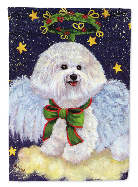 Buy this Bichon Frise Christmas Angel Flag Canvas House Size PPP3027CHF