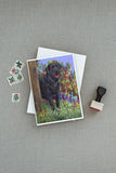 Black Labrador Retriever Greeting Cards and Envelopes Pack of 8