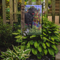 Black Labrador Retriever Flag Garden Size PPP3028GF - Precious Pet Paintings