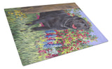 Buy this Black Labrador Retriever Glass Cutting Board Large PPP3028LCB