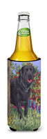 Black Labrador Retriever Ultra Hugger for slim cans PPP3028MUK - Precious Pet Paintings