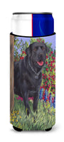 Buy this Black Labrador Retriever Ultra Hugger for slim cans PPP3028MUK