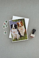 Border Collie Patrol Greeting Cards and Envelopes Pack of 8